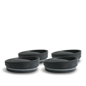 Mug Lids Charcoal 4pcs - Huskee - Espresso Gear