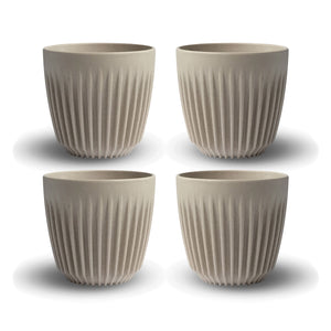 Mug 6oz Natural 4pcs - Huskee - Espresso Gear