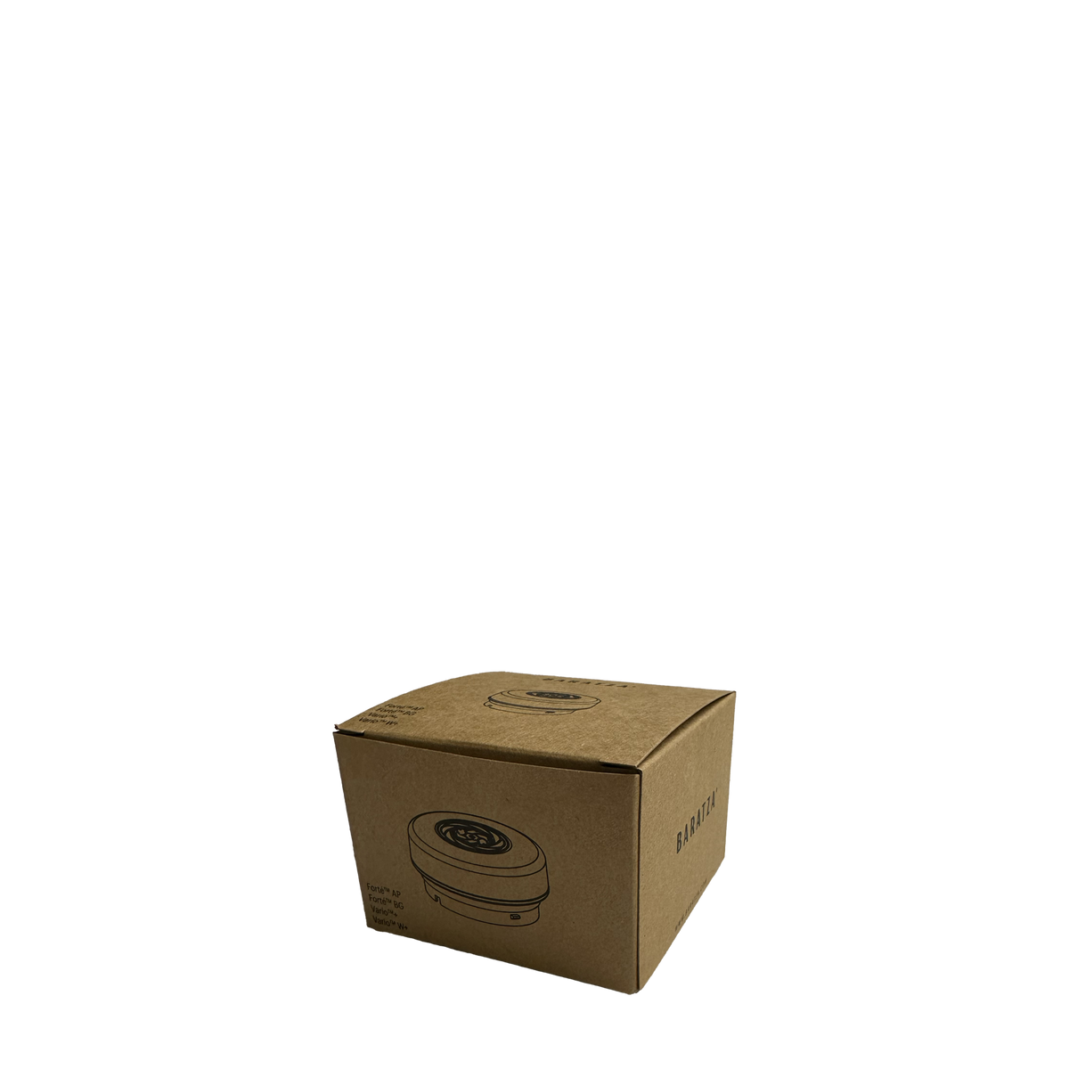 White Short Single Dose Hopper - Flat Burr