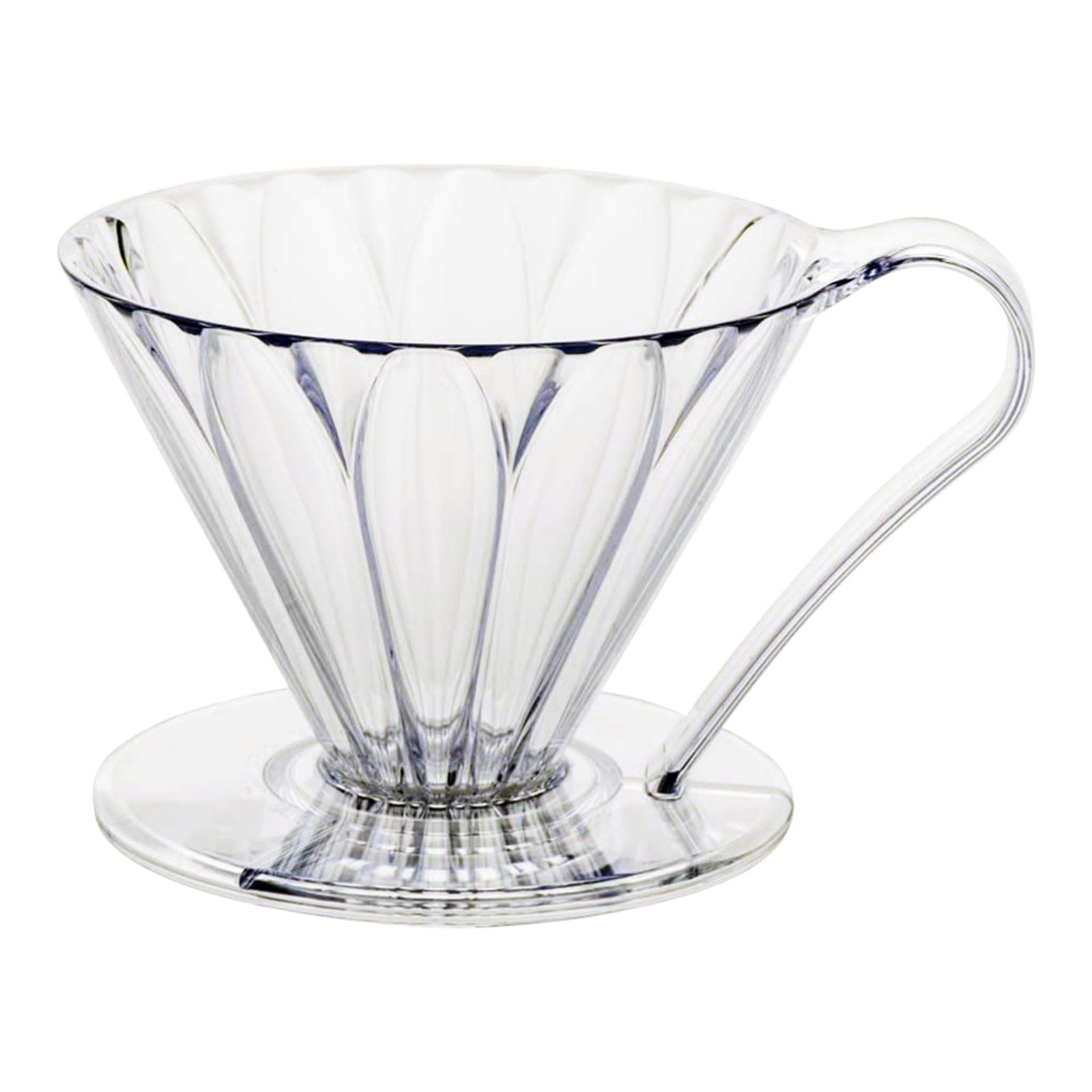 Tritan Flower Dripper 4 Cup Clear
