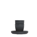 Mug 3oz Charcoal Espresso Set of 2 - Huskee