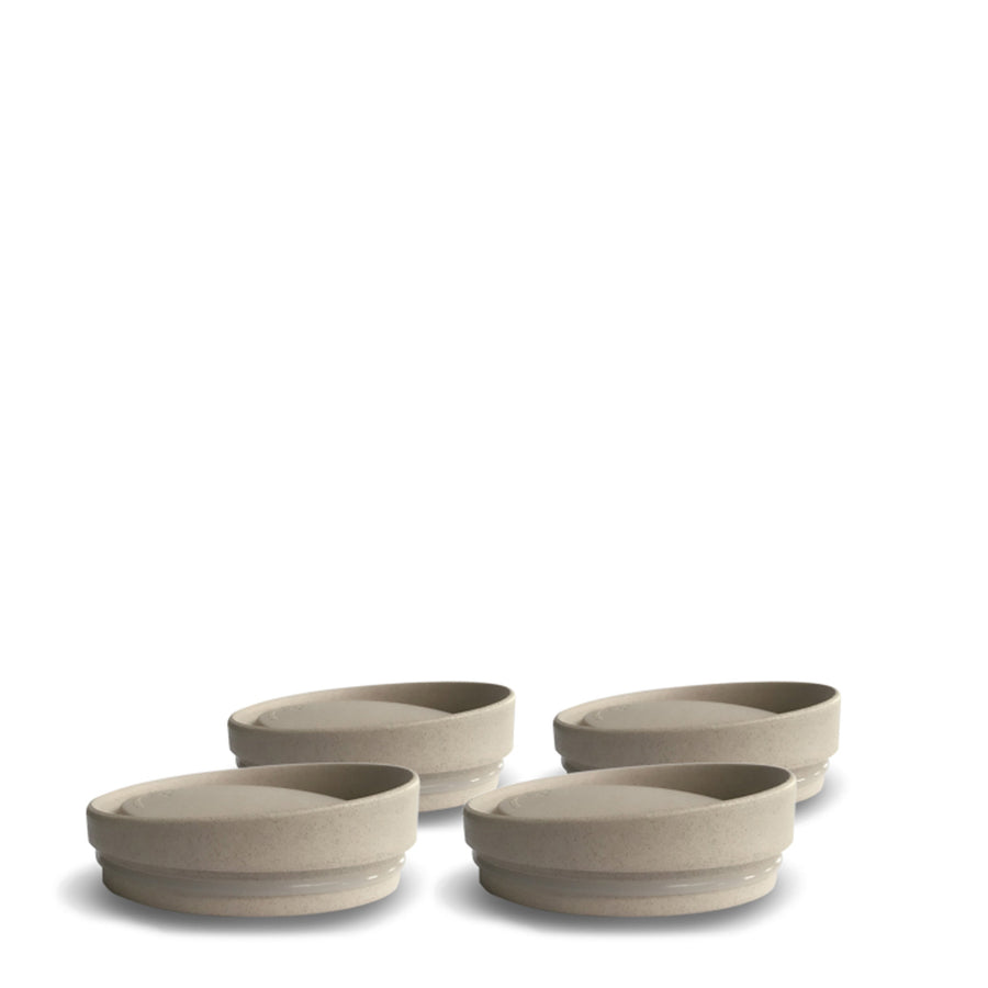 Mug Lids Natural 4pcs - Huskee