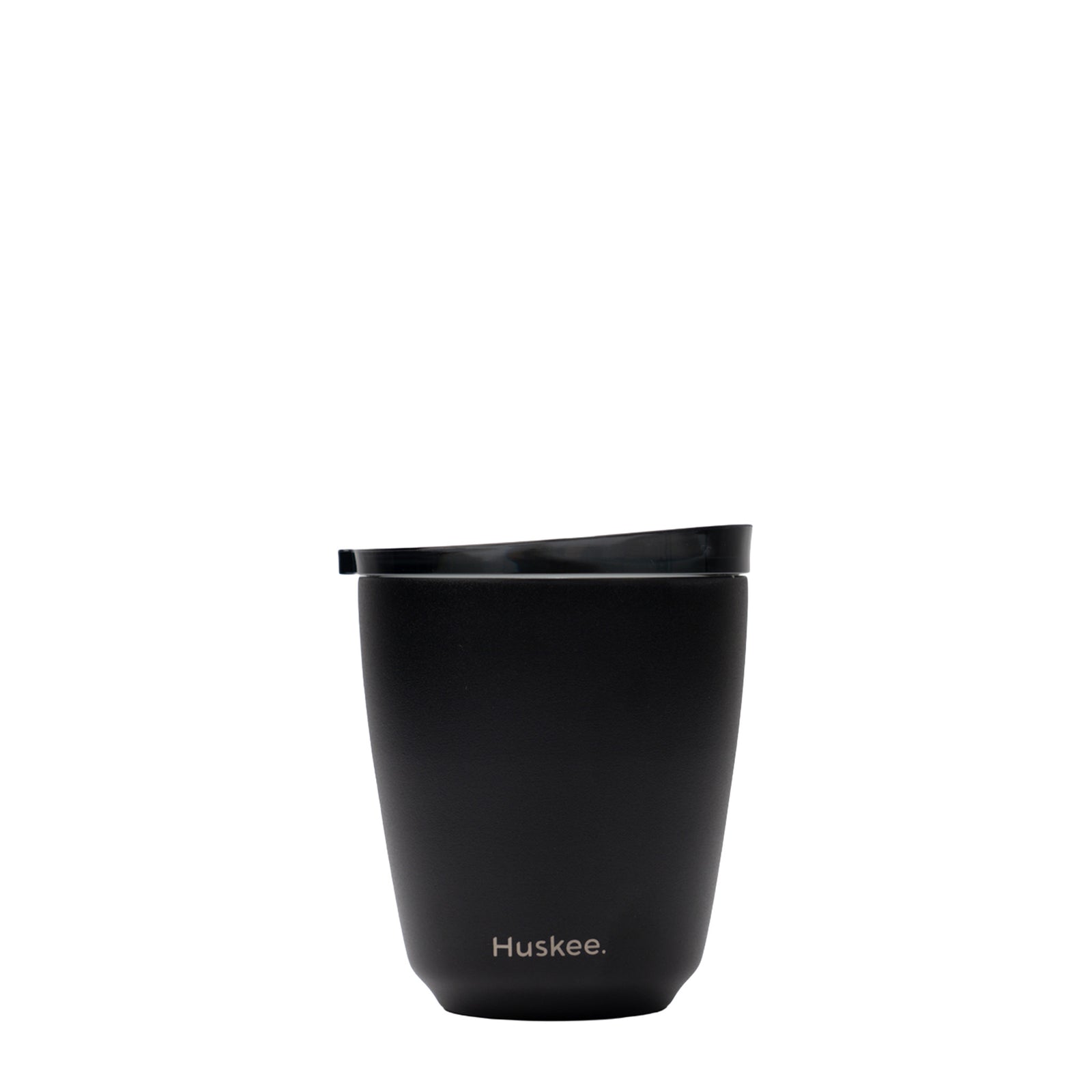 Steel Cup & Lid 8oz Black