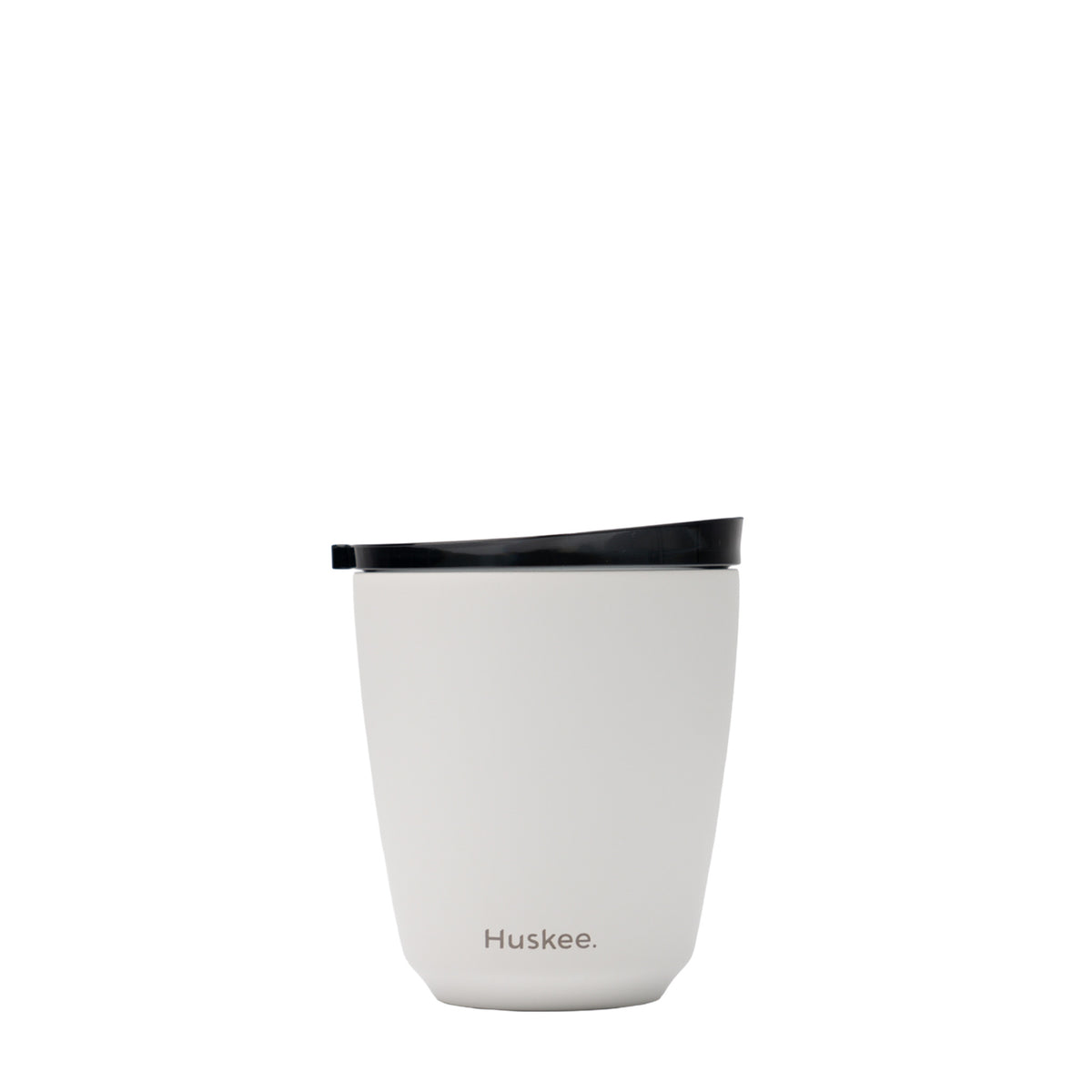 Steel Mug & Lid 8oz White