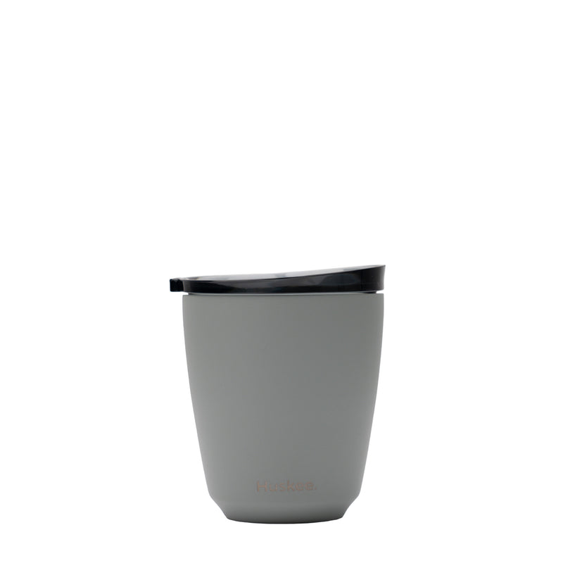Steel Mug & Lid 8oz Slate