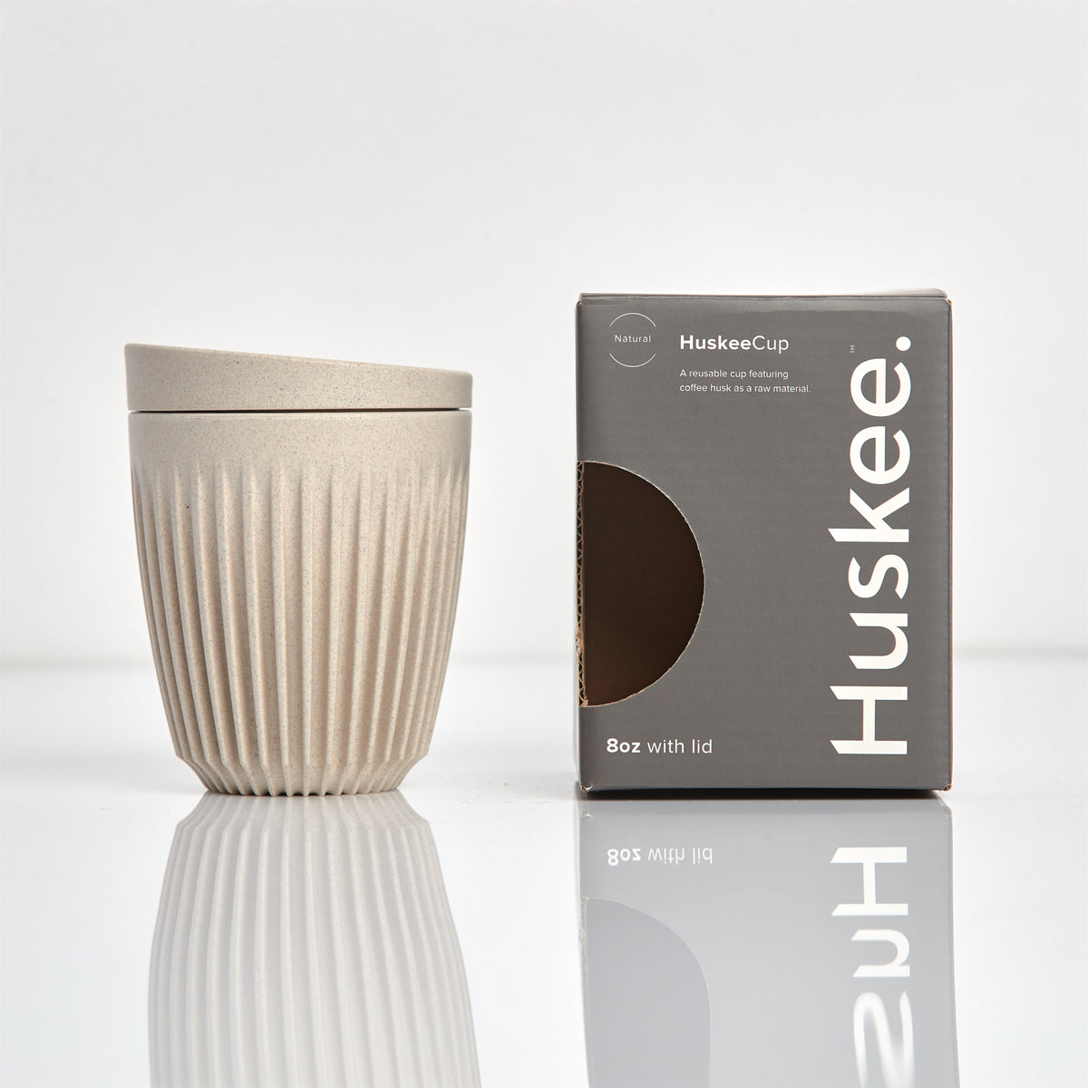 Mug SUP 8oz Natural - Huskee