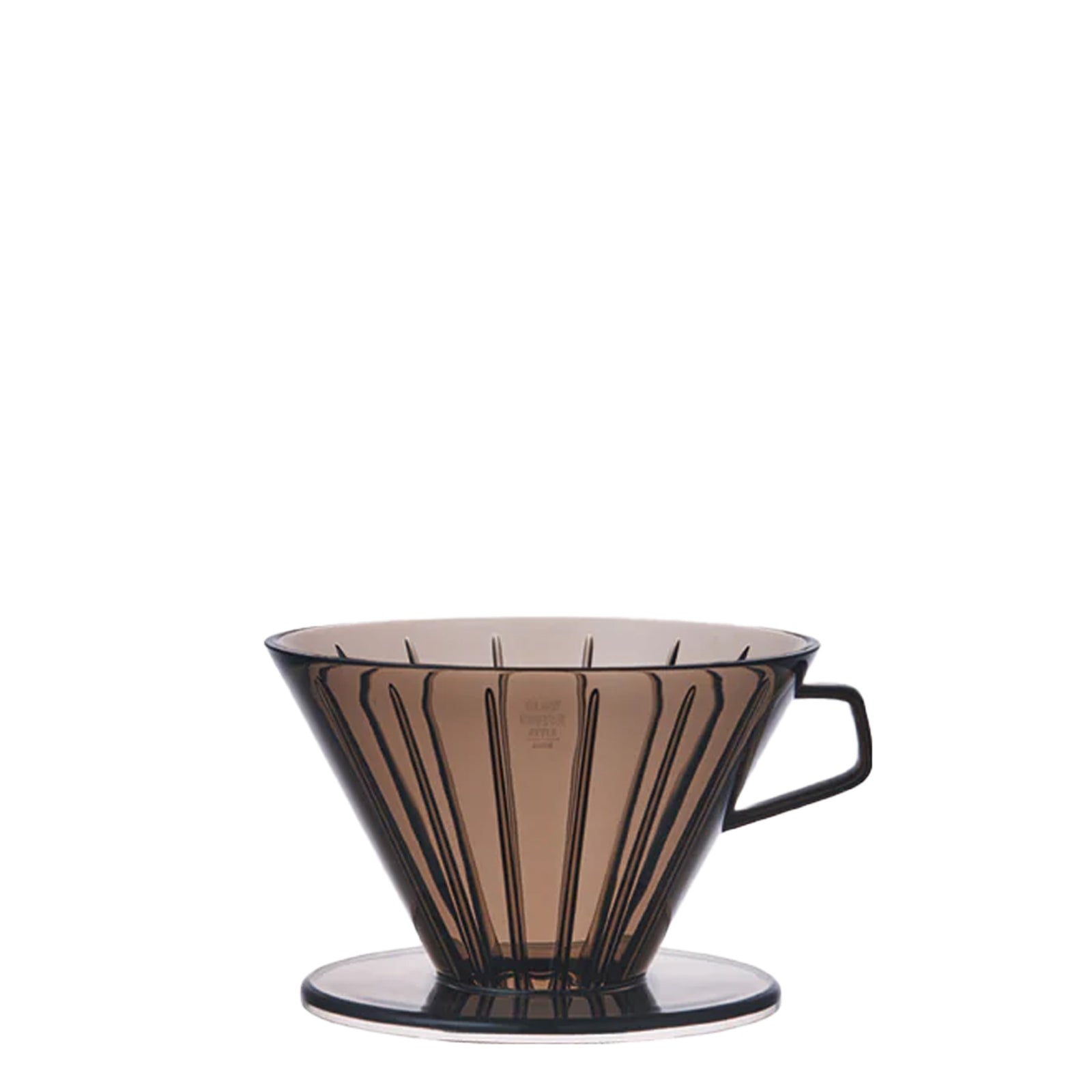 Brewer 2 cup plastic clear gray