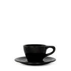 Porcelain Black Lino Dbl Cappuc 6oz /18cl