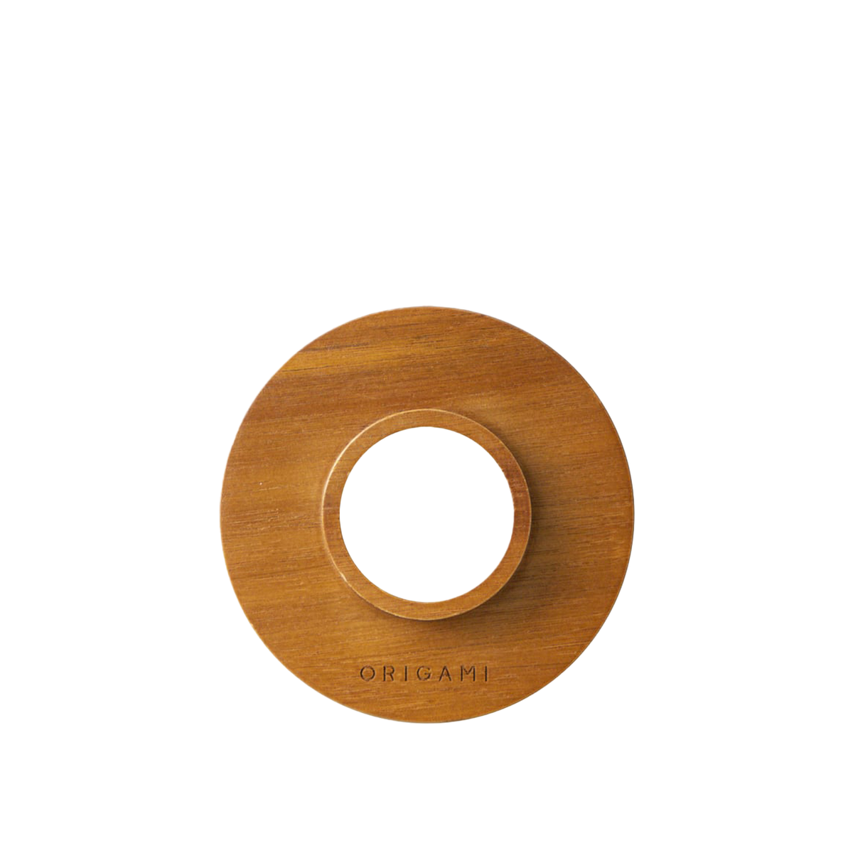 Wooden dripper ring - Origami