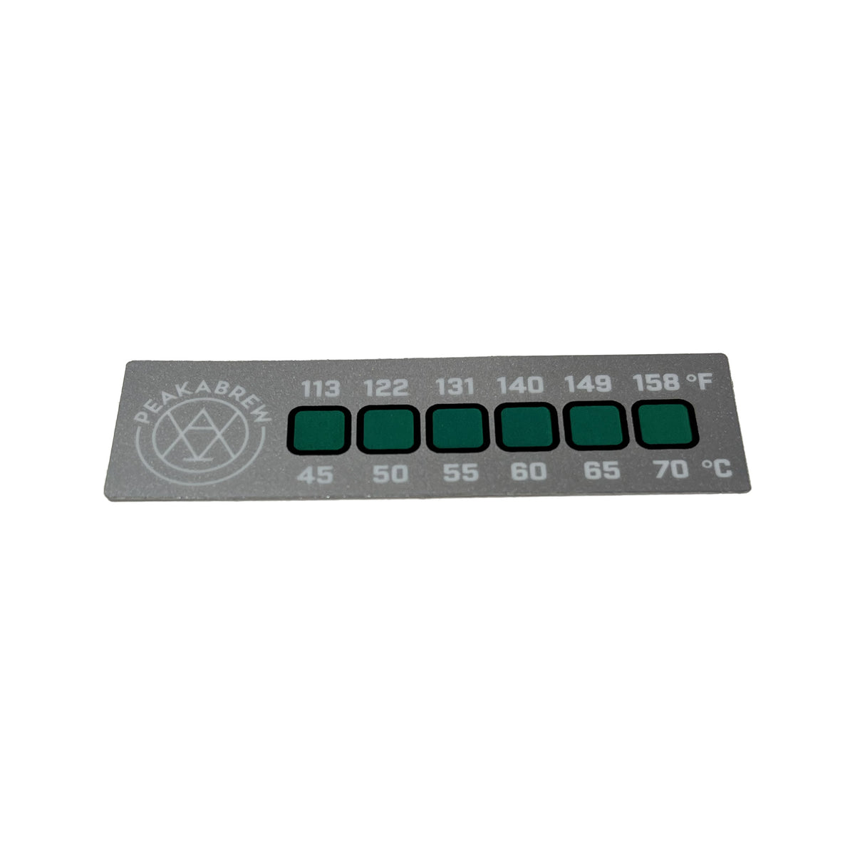 Thermometer Sticker Silver - Peakabrew