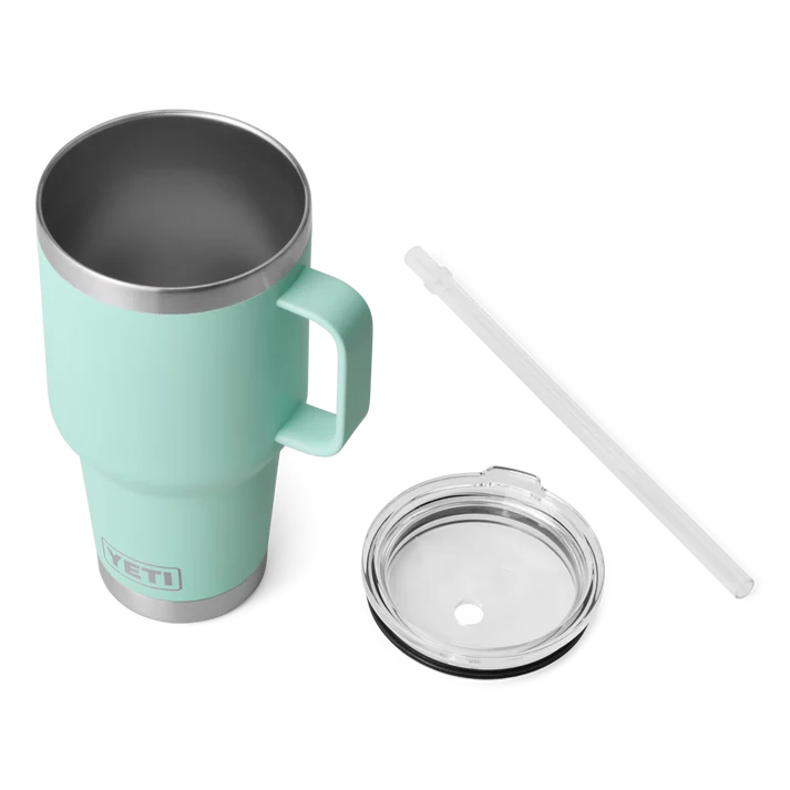 Rambler Straw Mug 1L - Seafoam