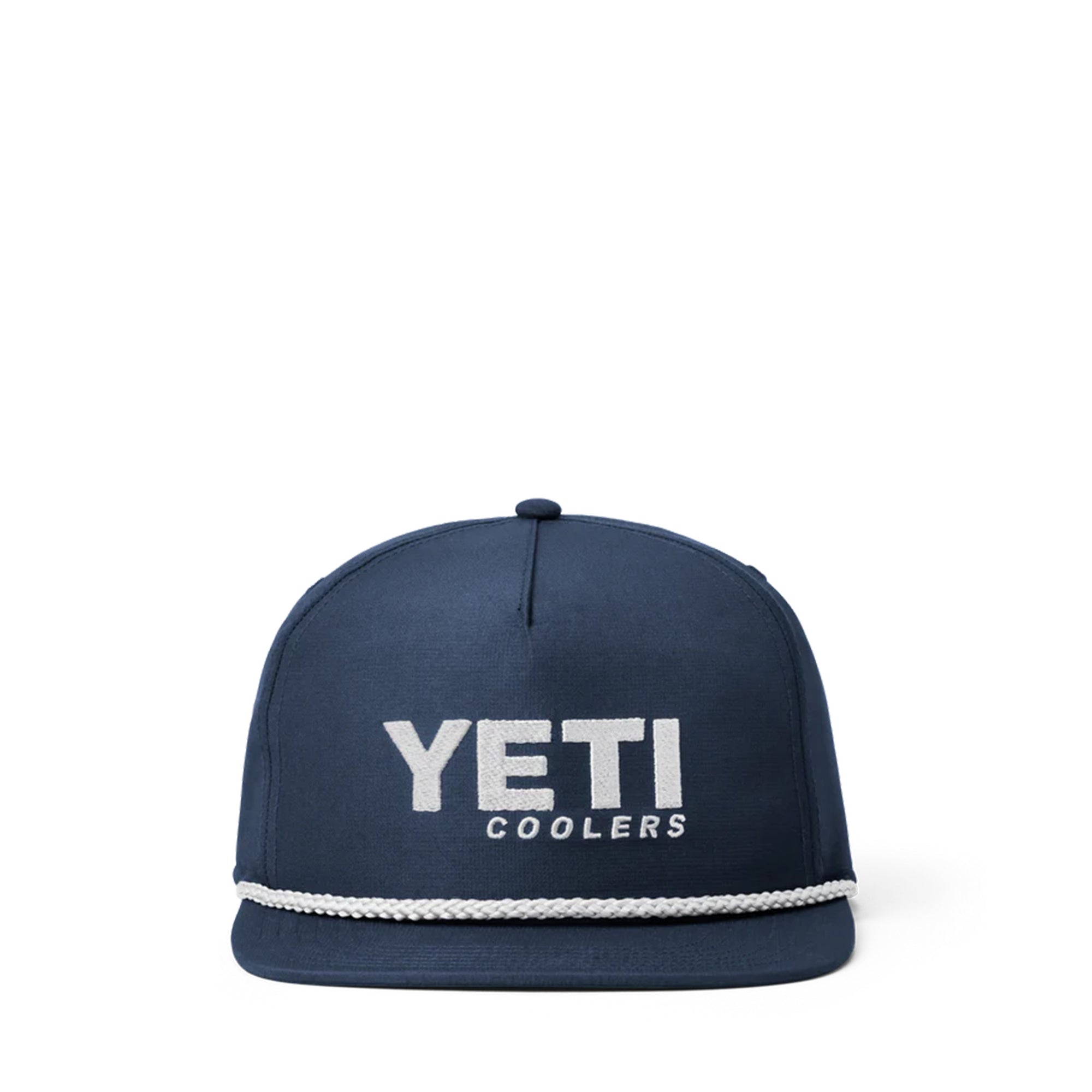 COOLERS FLAT BRIM ROPE HAT - NAVY