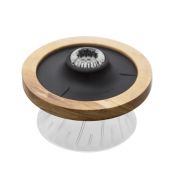 Glass Coffee Dripper V60 01 - Olive Wood