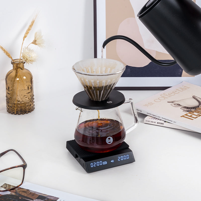 TIMEMORE Coffee Scale with Time Black Mirror Nano - Black – timemore