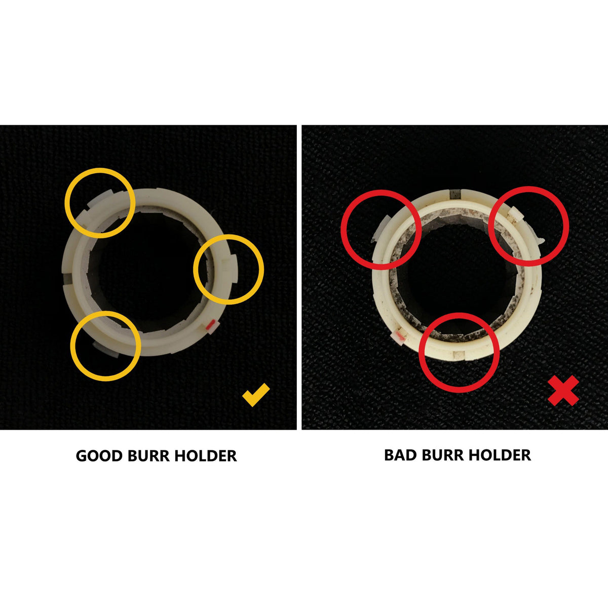 Plastic Ring Burr Holder - Espresso Gear