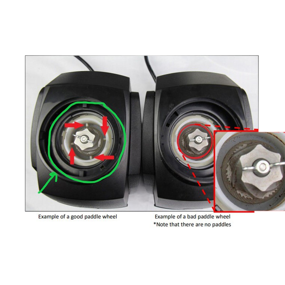 Paddle Wheel w/Felt - Espresso Gear