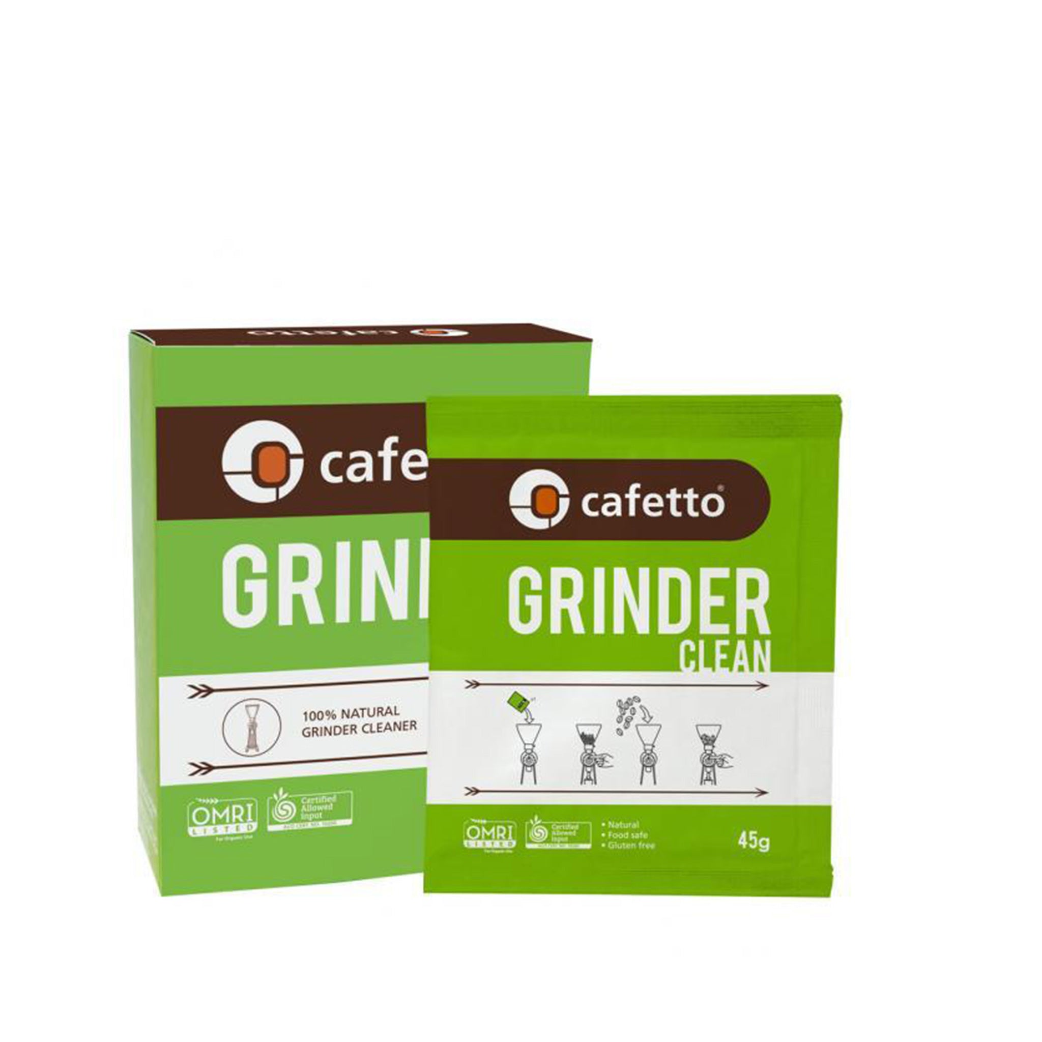 Grinder Cleaner Sachets 3x45g Cafetto Espresso Gear