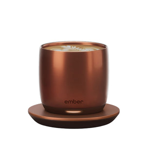 Electric Coffee Cup Copper 6oz /177ml - Ember - Espresso Gear