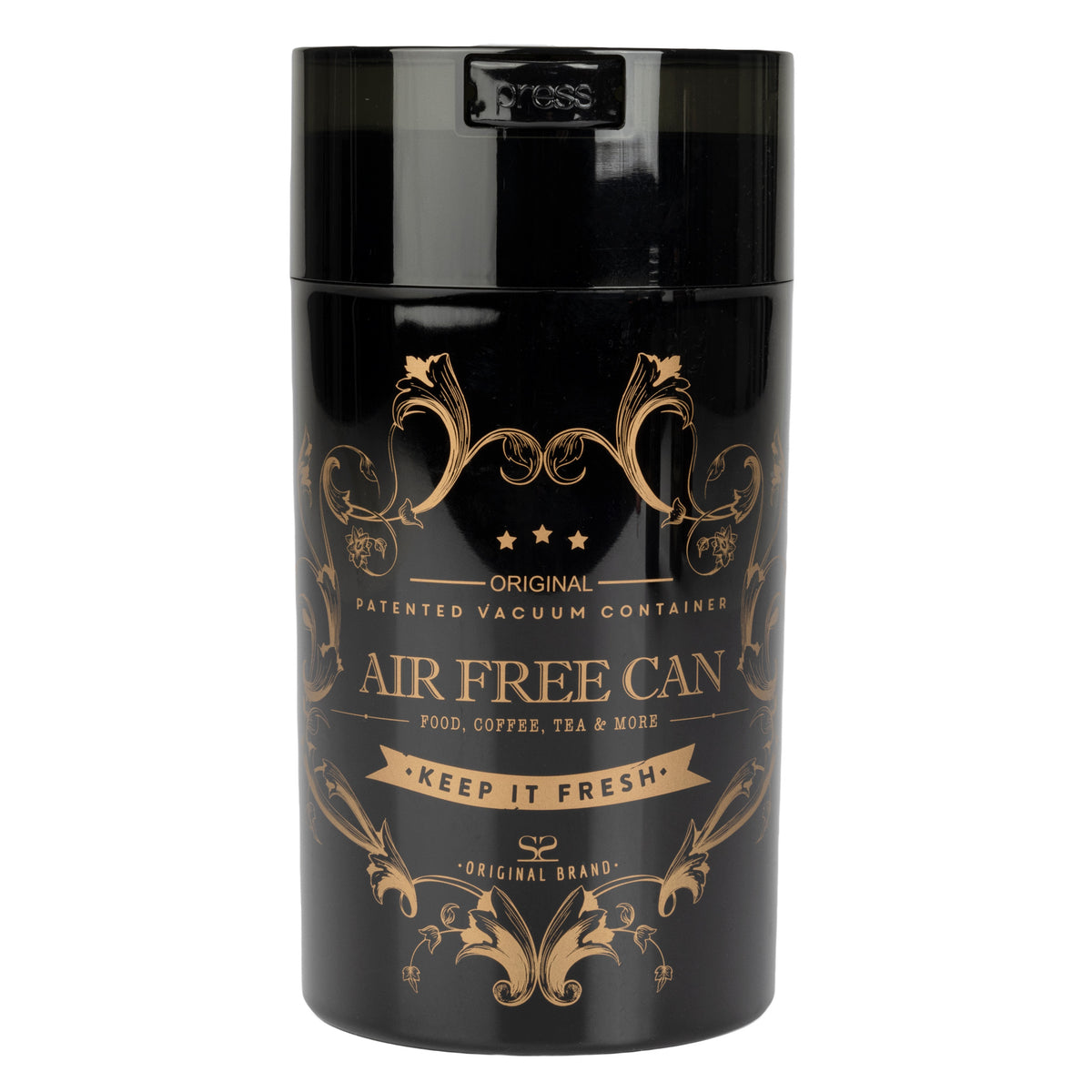 Vacuum Can Black 500g