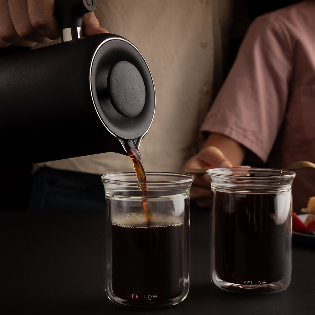 Coffee gear - French Press Clara Black Handle - Fellow - Espresso Gear