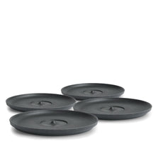 Mug Saucer Charcoal 4pcs  - Huskee
