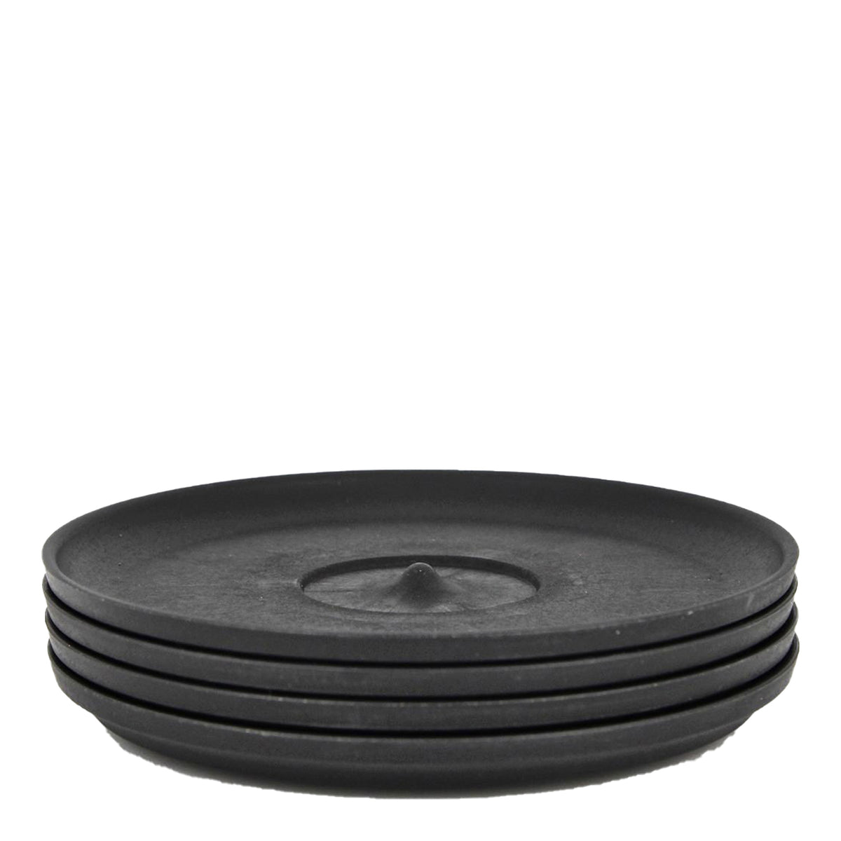 Mug Saucer Charcoal 4pcs  - Huskee - Espresso Gear