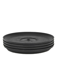 Mug Saucer Charcoal 4pcs  - Huskee