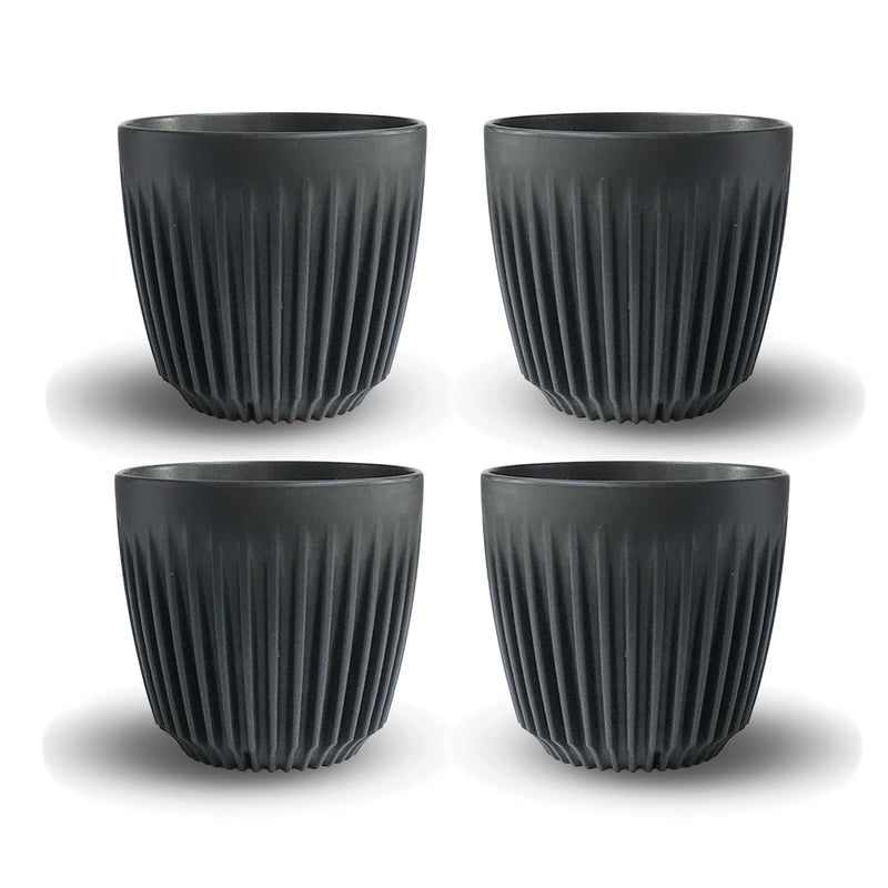 Mug 6oz Charcoal 4pcs - Huskee