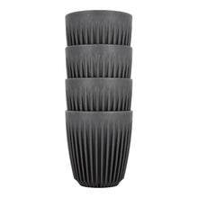Mug 8oz Charcoal 4pcs - Huskee