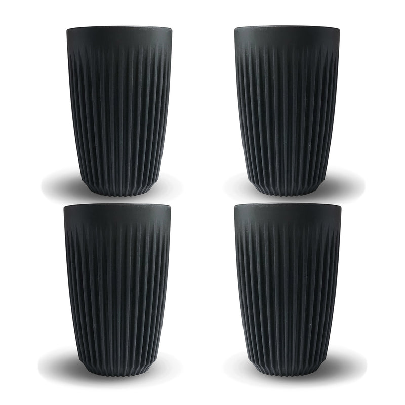 Mug 12oz Charcoal 4pcs - Huskee