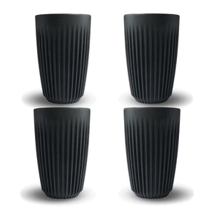 Mug 12oz Charcoal 4pcs - Huskee - Espresso Gear