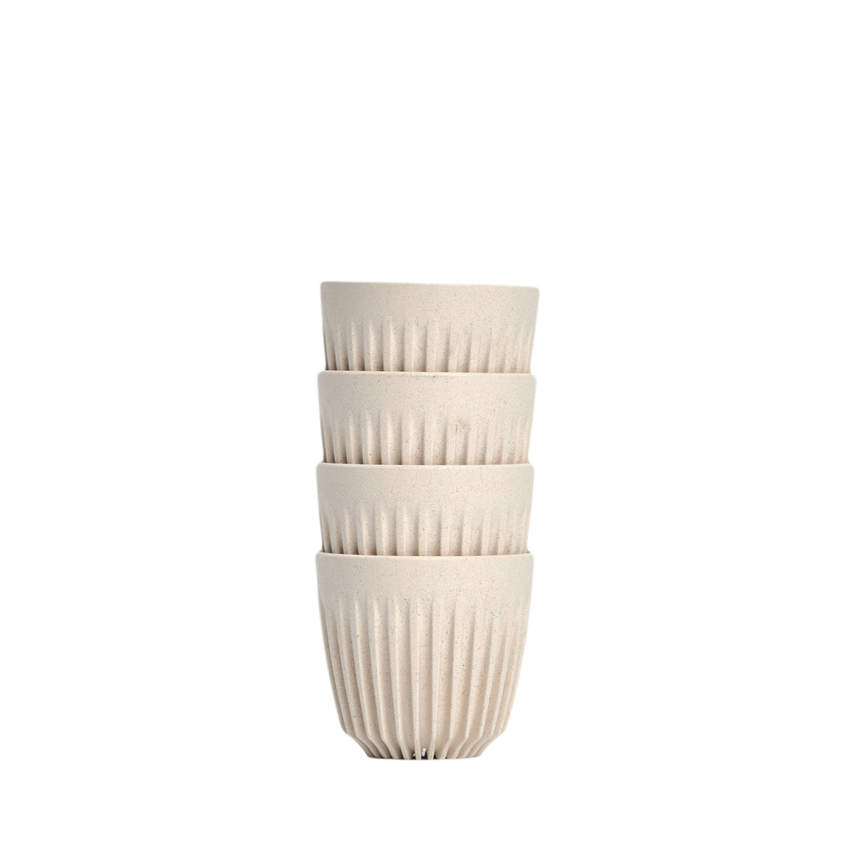 Mug 3oz Espresso Set Natural 4pcs - Huskee