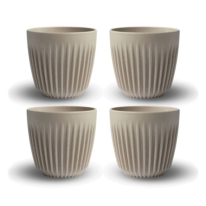 Mug 6oz Natural 4pcs - Huskee