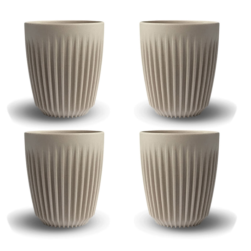 Mug 8oz Natural 4pcs - Huskee