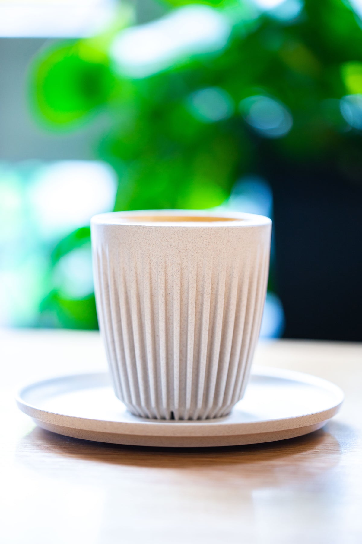 Mug Saucer Charcoal 4pcs  - Huskee - Espresso Gear