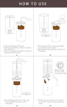 Cold Brew Black Ice Dripper Set