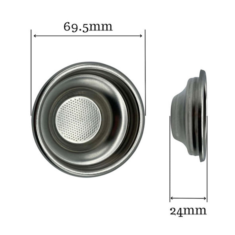 7 - 8 GRM SINGLE FILTER BASKET - EXTERNAL BRIM