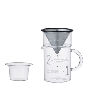 Carafe Pourover LAB  w/ SS filter 600ml - Kinto - Espresso Gear