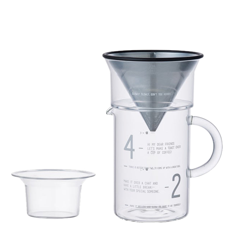 Carafe Pourover LAB  w/ SS filter 300ml