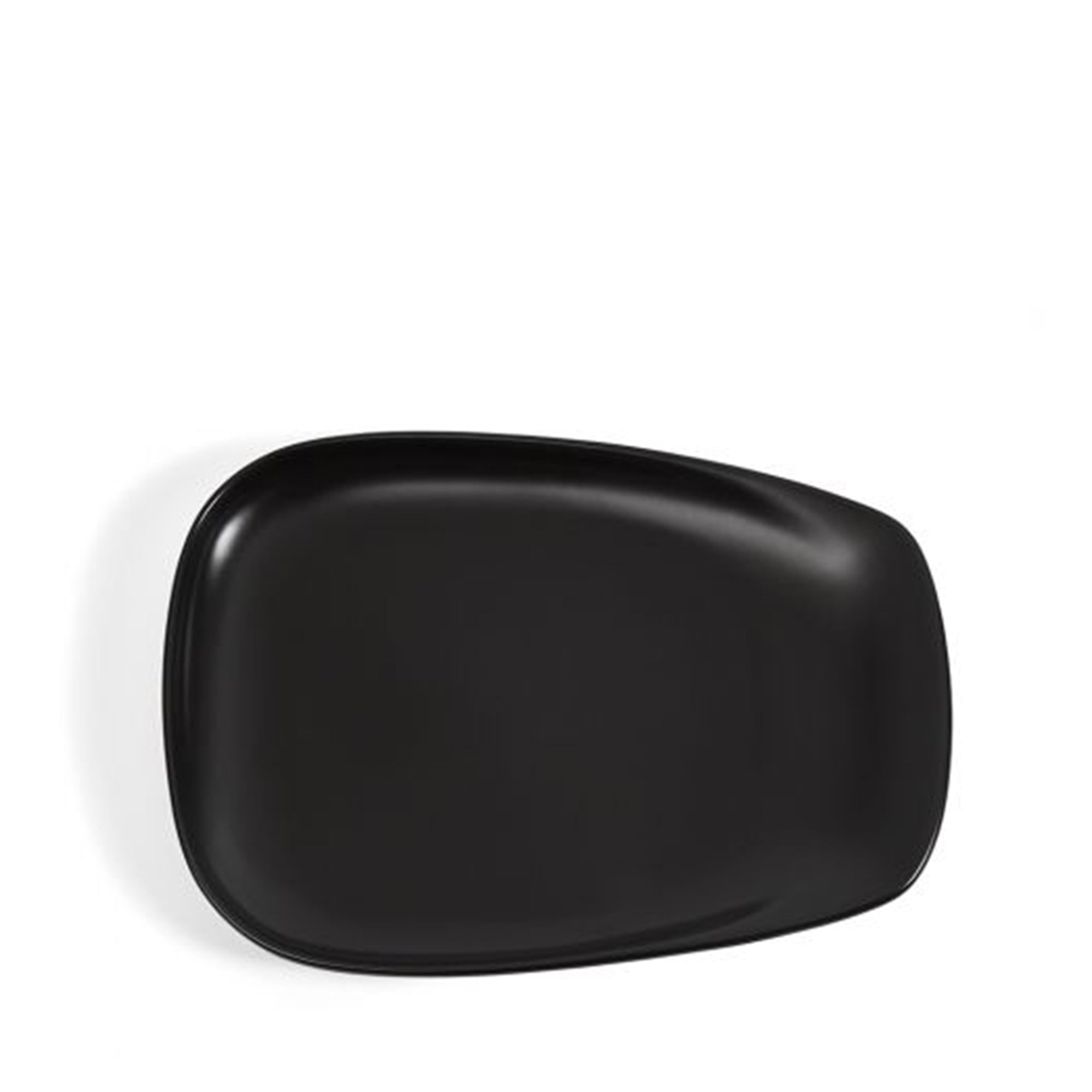 Porcelain Black Lino Pulled Plate - NotNeutral - Espresso Gear