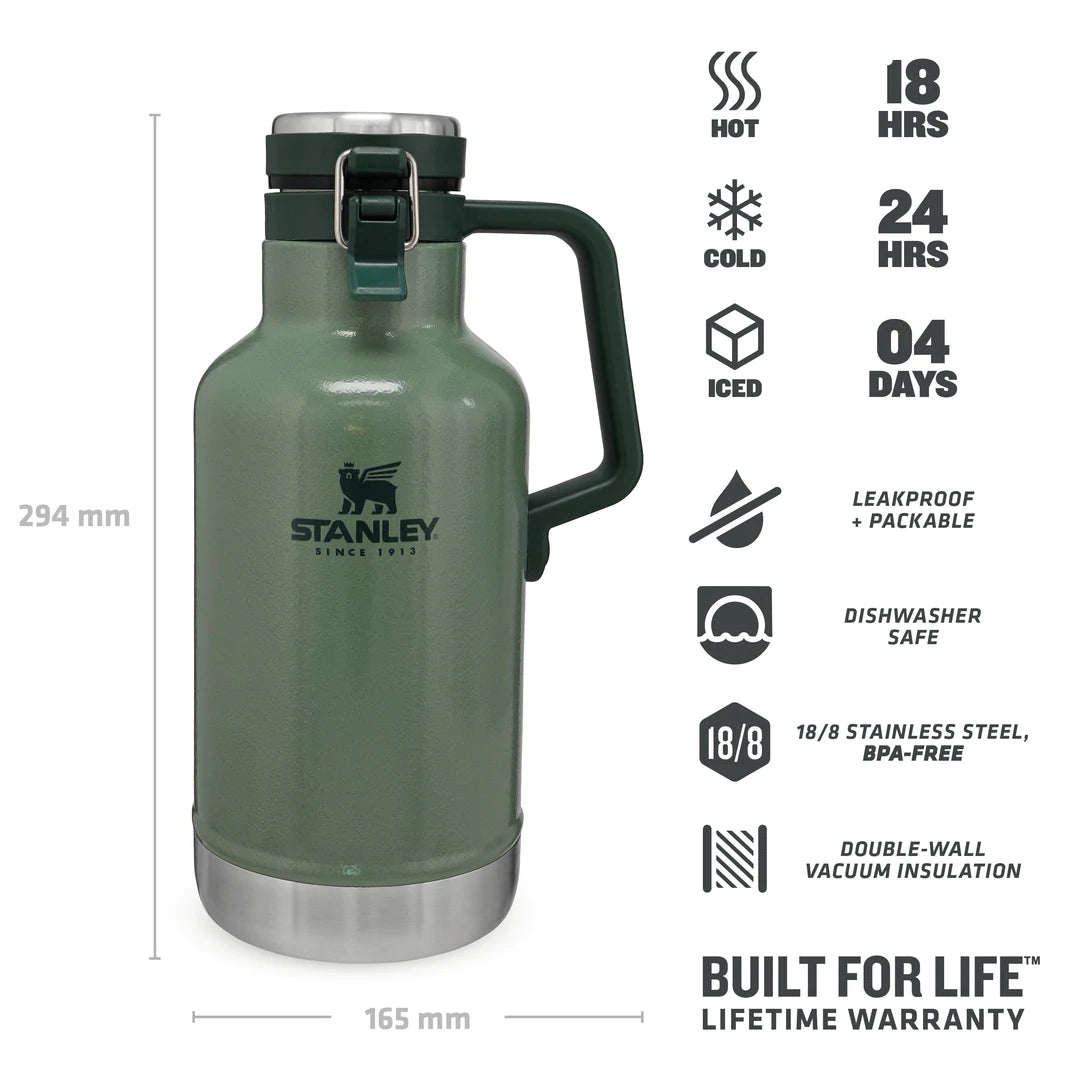 Thermos Growler Hammertone Green 1,9L Thermos Growler Hammertone Green 1,9L
