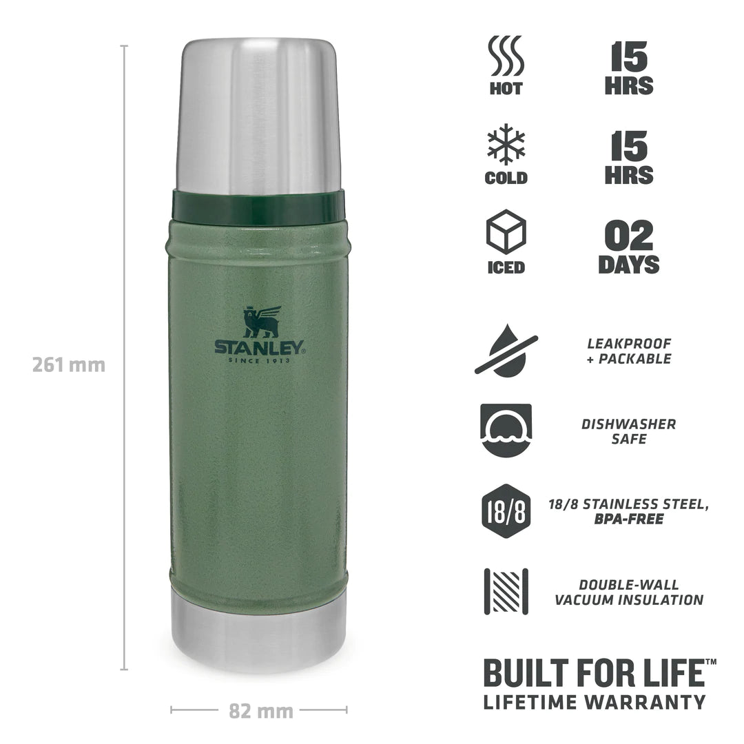 Thermos Hammertone Green 0,47L - Stanley - Espresso Gear