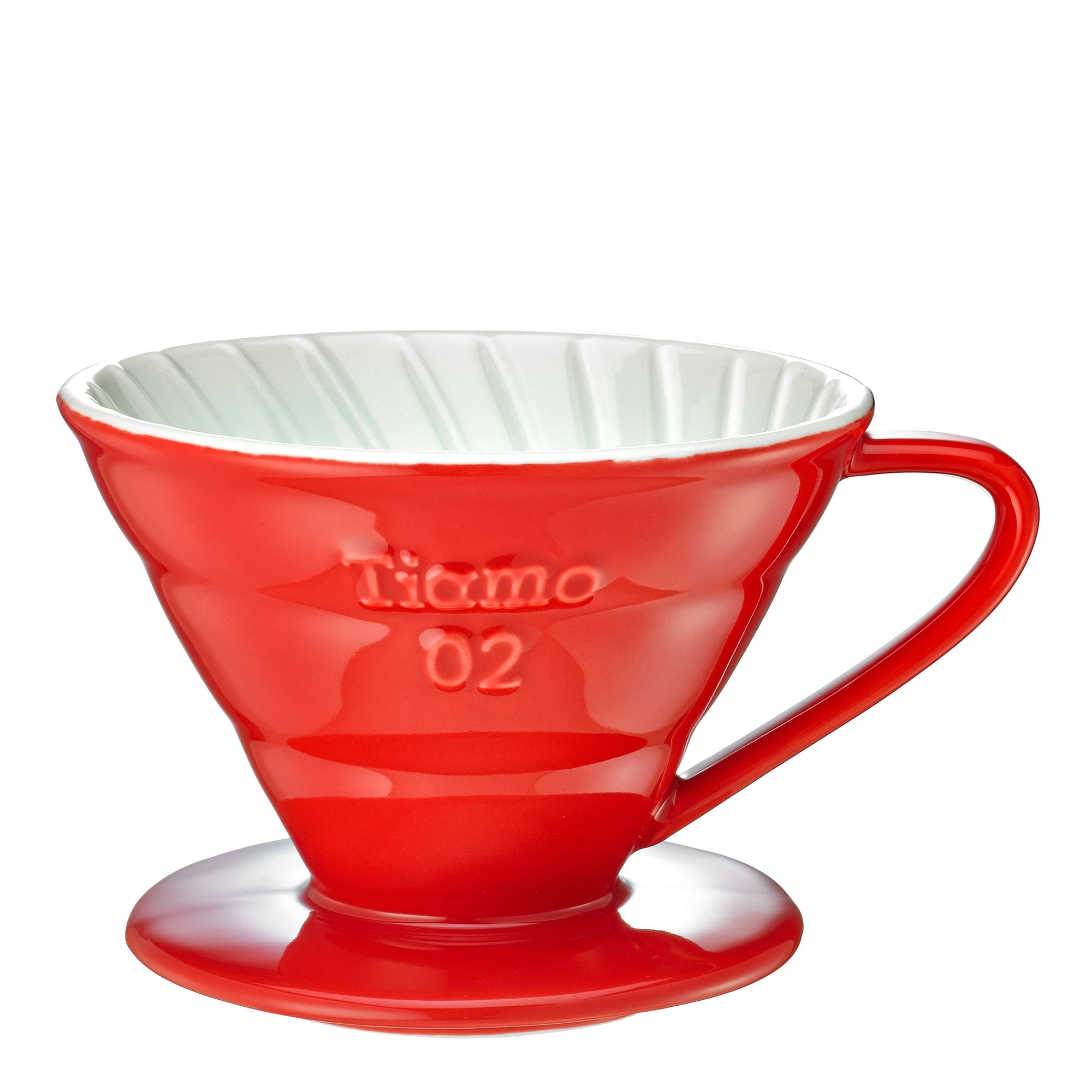 Filter V60 Ceramic - red - Tiamo - Espresso Gear