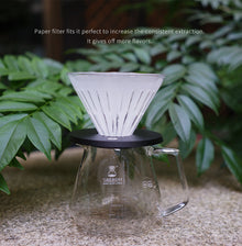 Filter V60 Glass - Crystal Eye - Black holder