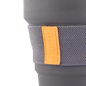 Mug Reusable/Fold. 16oz, Charcoal - Hunu