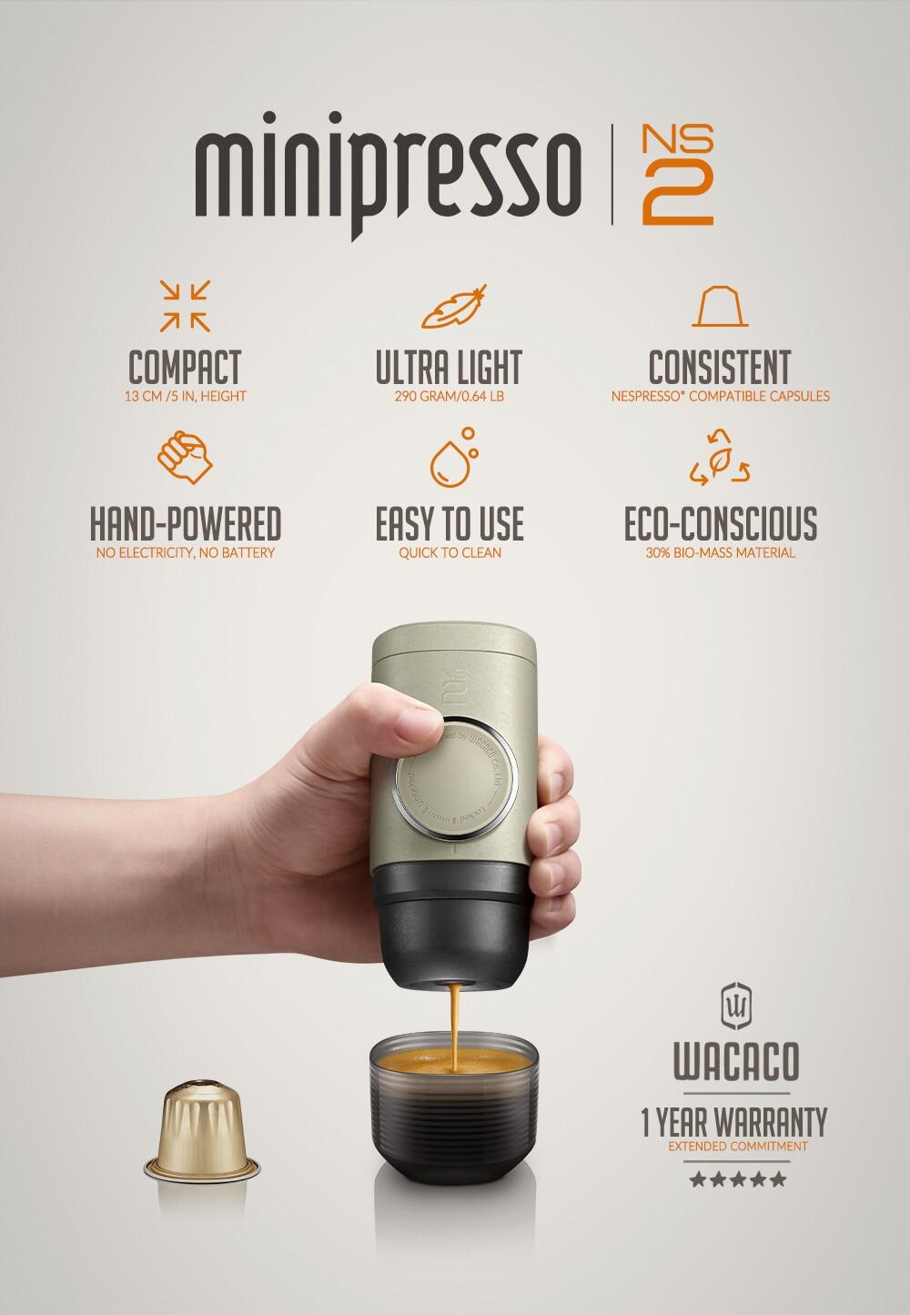 Minipresso NS2 Pod - Wacaco - Espresso Gear